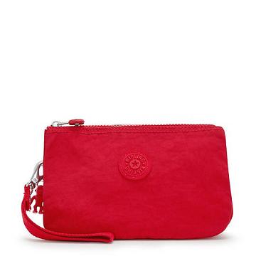 Kipling Creativity Extra Large Wristlet Handbag Red Rouge | AU 1260SG